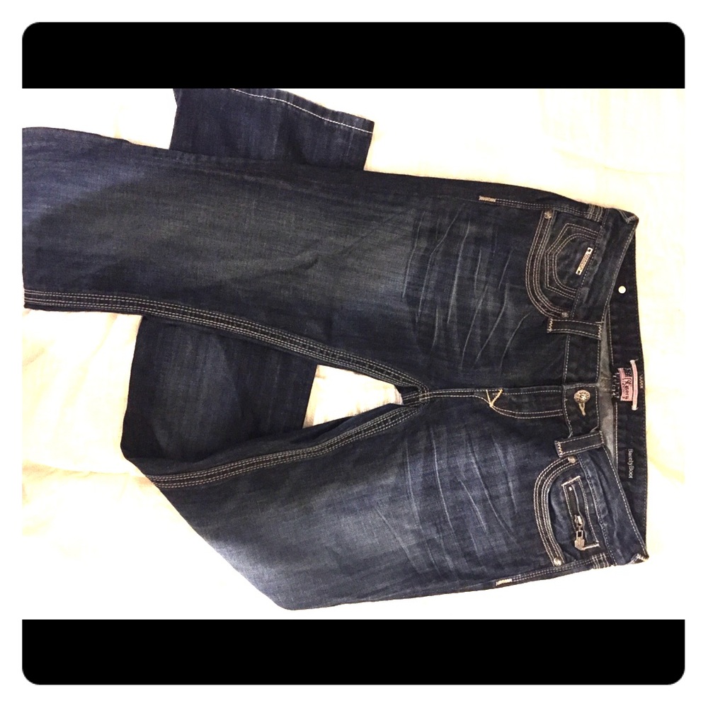 Express barely boot jeans